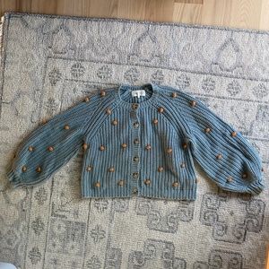 Cropped balloon sleeve THE GREAT Sweater